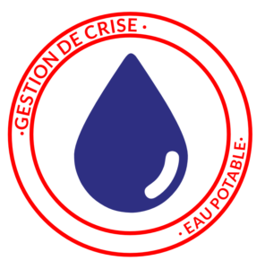 Logo gestion de crise eau potable